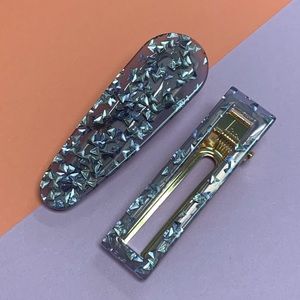 Korean Trendy Clear Acrylic Hair Clips